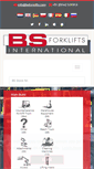 Mobile Screenshot of bsforklifts.com